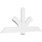Ekena Millwork Redmond Architectural Grade PVC Gable Bracket, 72"W x 30"H x 2"D x 6"F, 10/12 Pitch GBP072X30X0206RED00 - alternate 1